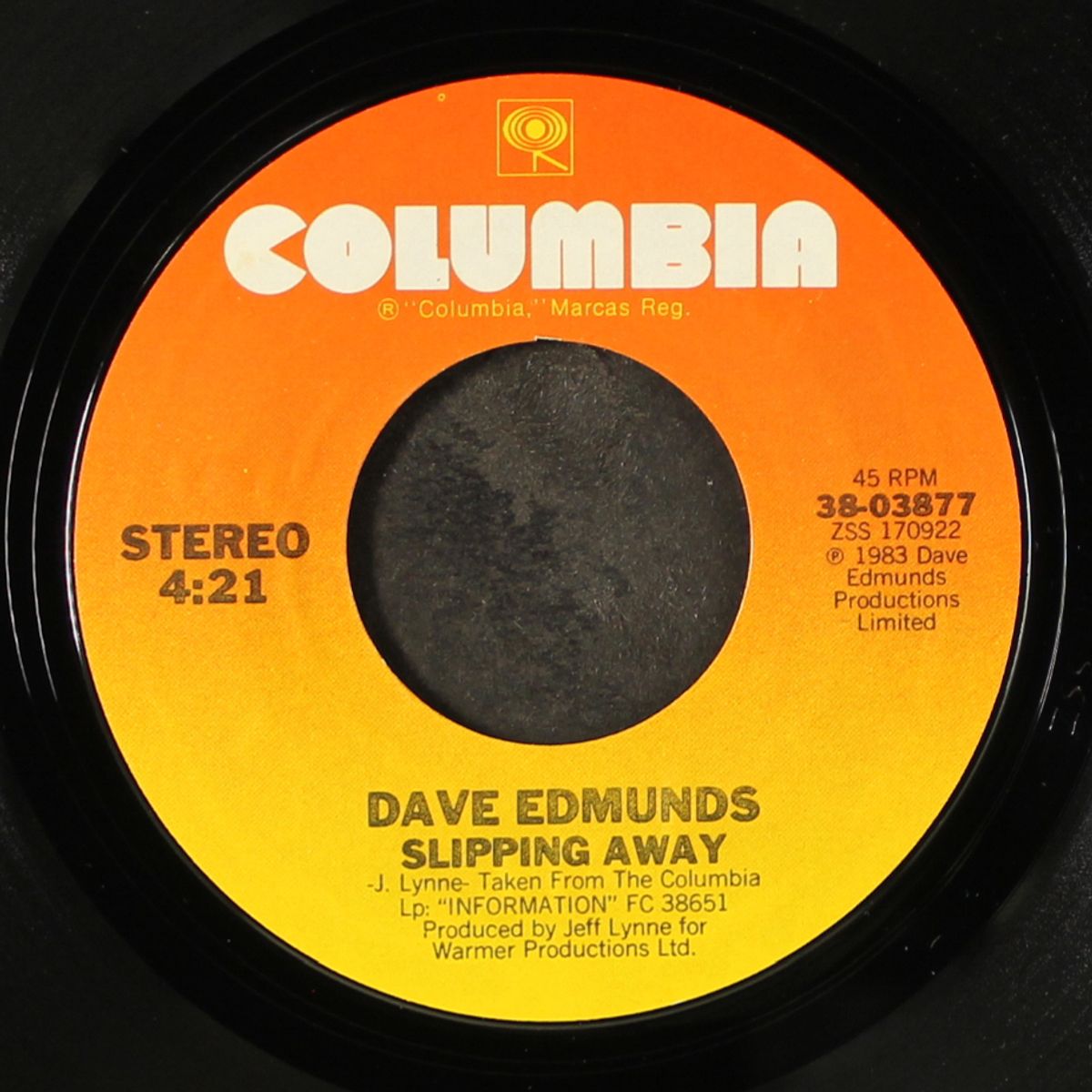 slipping away / don't call me tonight by DAVE EDMUNDS