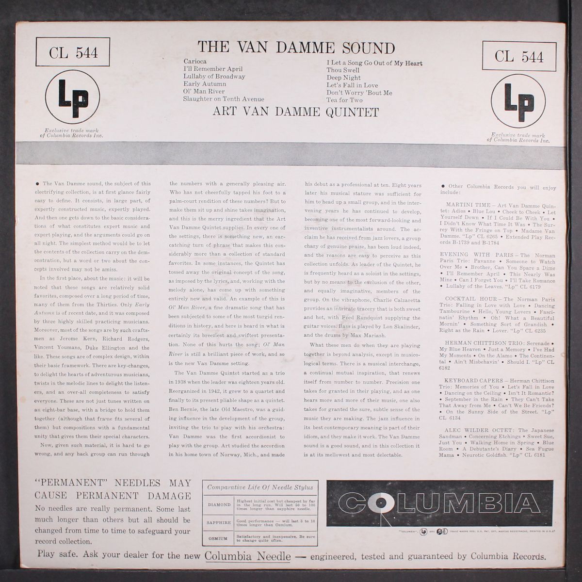the van damme sound by ART VAN DAMME