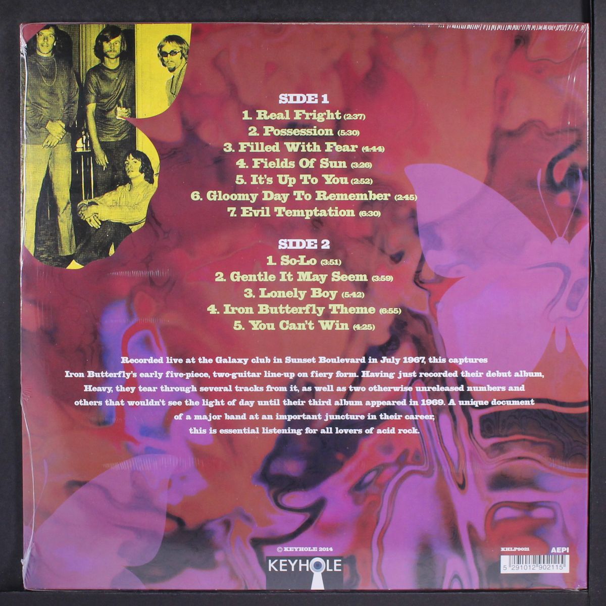 live at the galaxy, la, july 1967 by IRON BUTTERFLY
