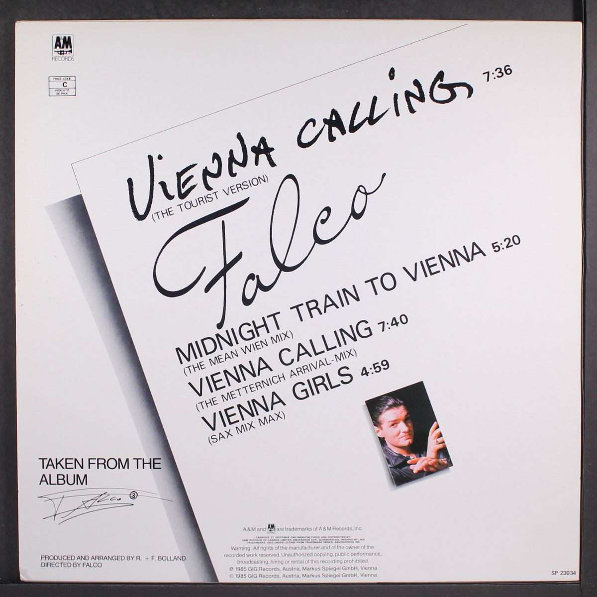 vienna calling by FALCO