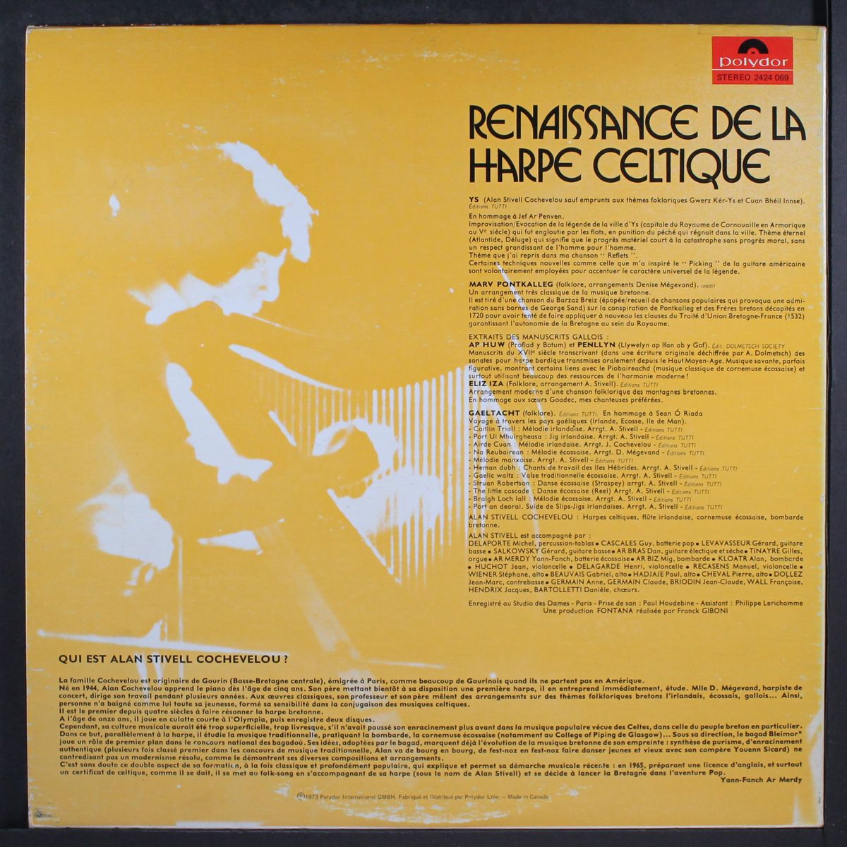 renaissance de la harpe celtique by ALAN STIVELL