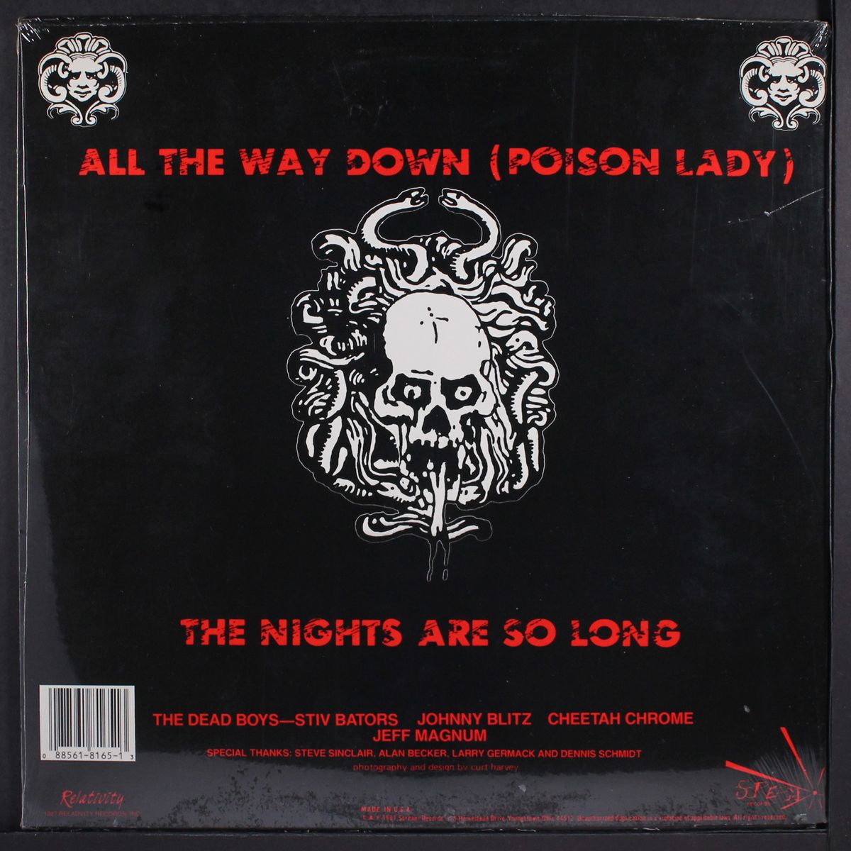 all the way down / the nights are so long by DEAD BOYS