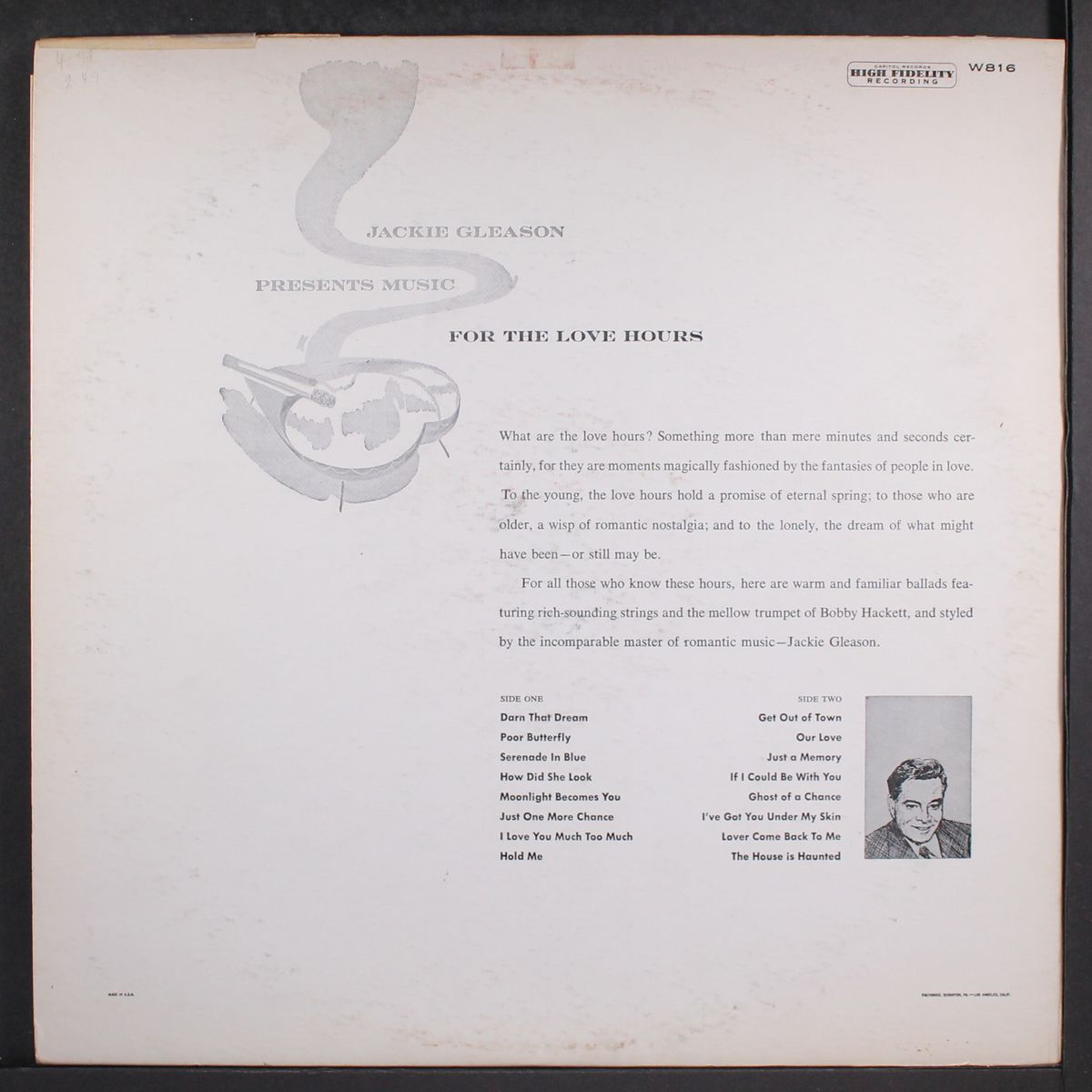 music for the love hours by JACKIE GLEASON