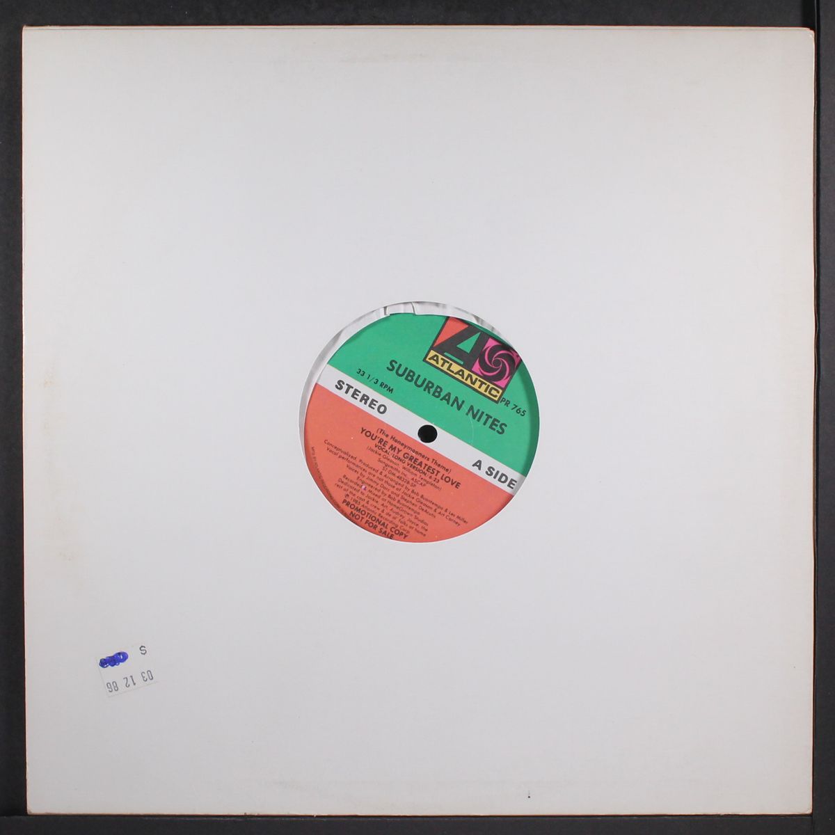 you're my greatest love (the honeymooners theme) / same by SUBURBAN NITES