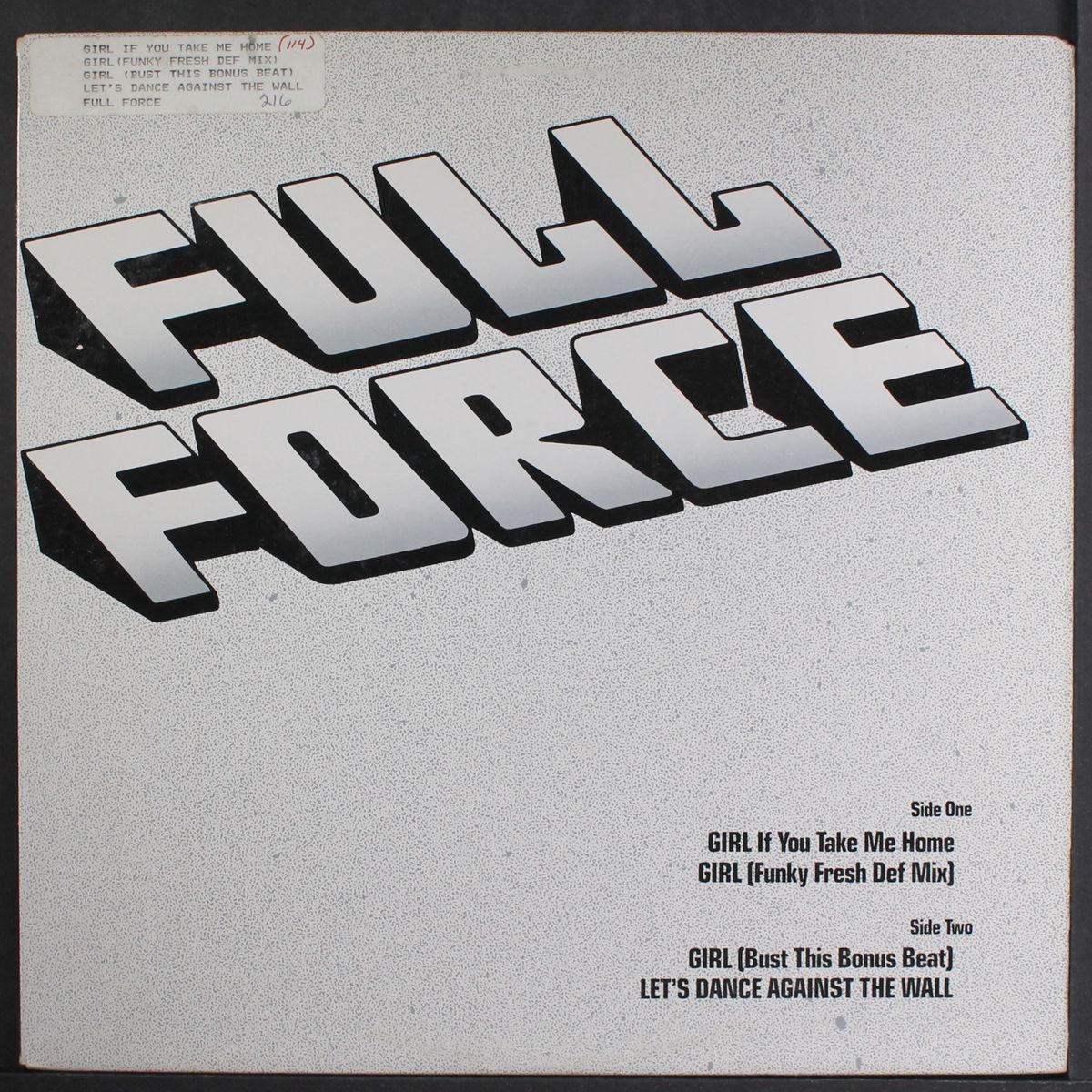 girl if you take me home by FULL FORCE