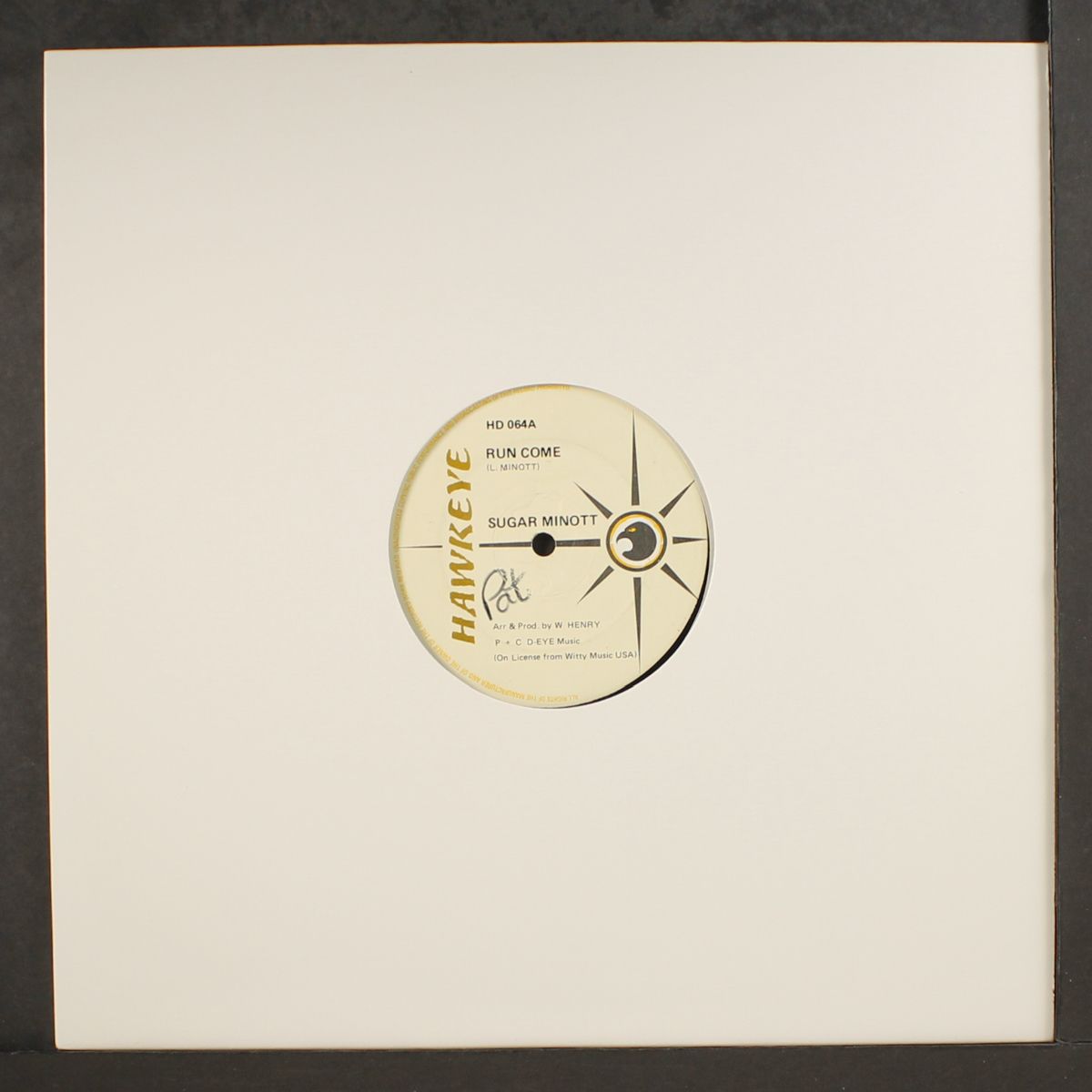 run come by SUGAR MINOTT
