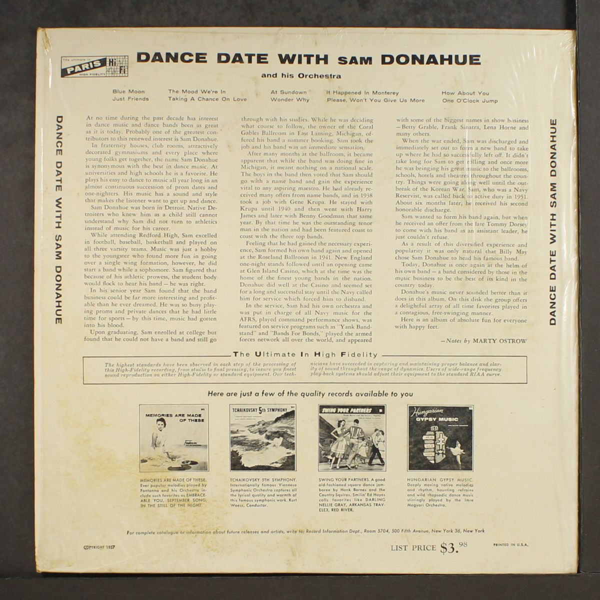 dance date with sam donahue by SAM DONAHUE
