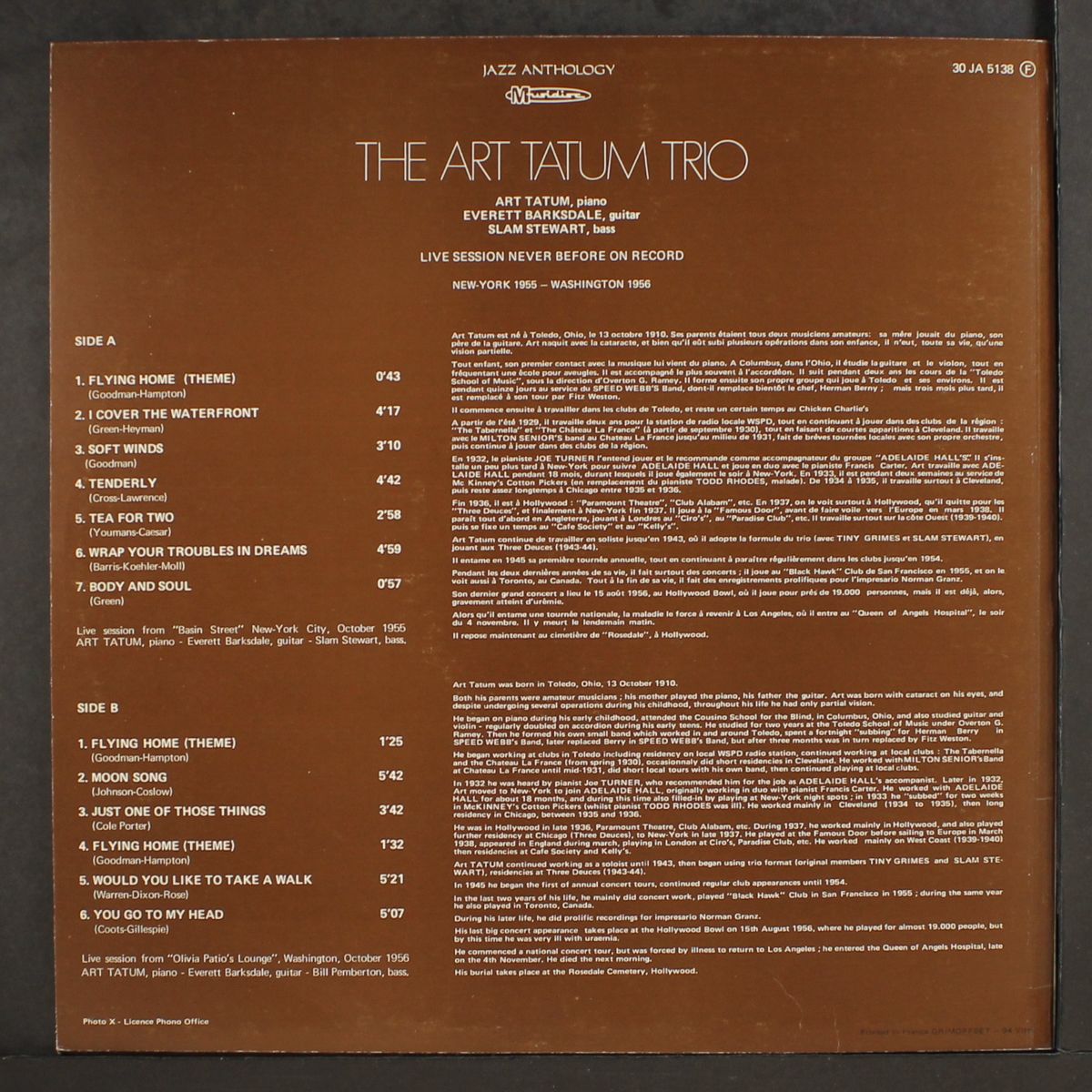 1955-1956 by ART TATUM