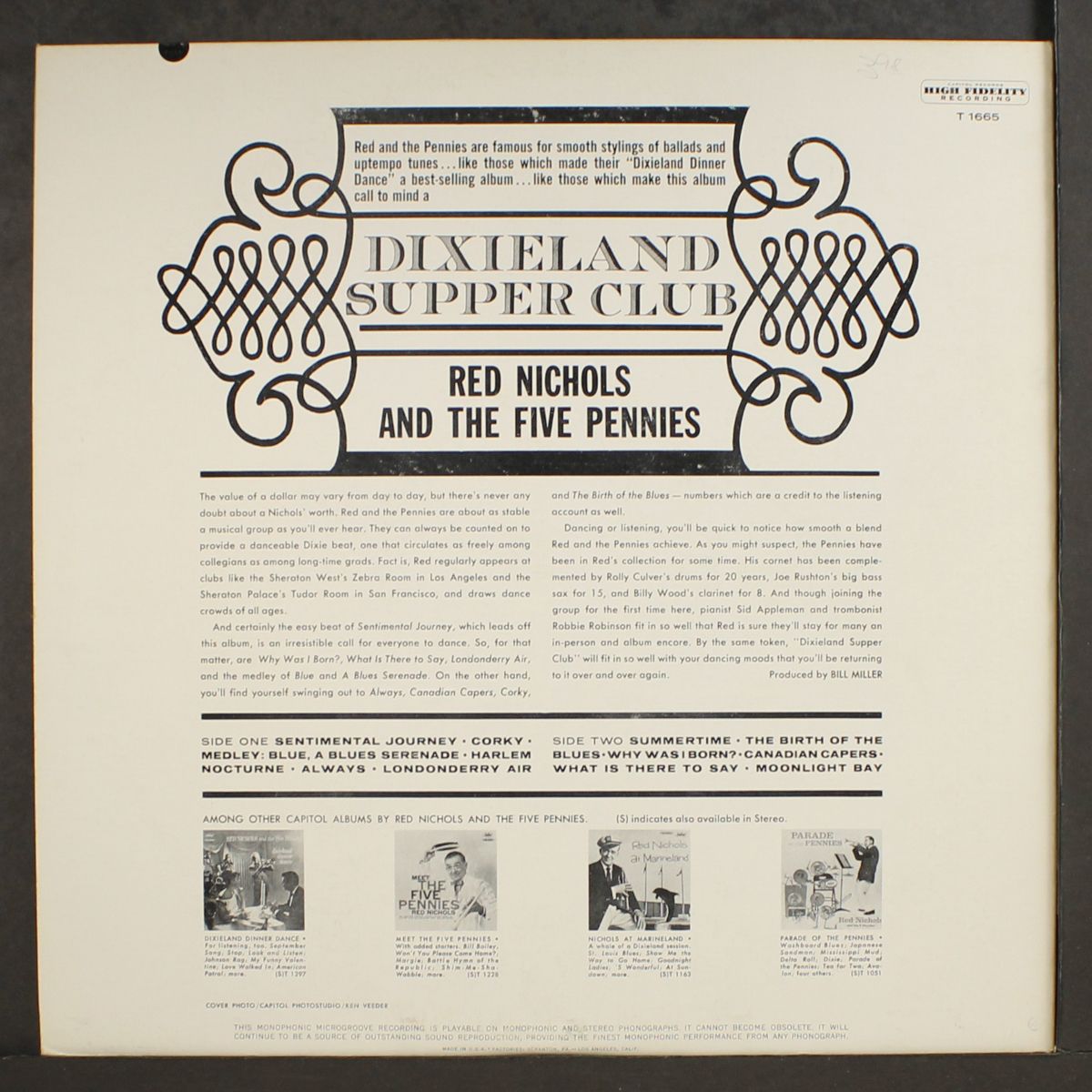 dixieland supper club by RED NICHOLS