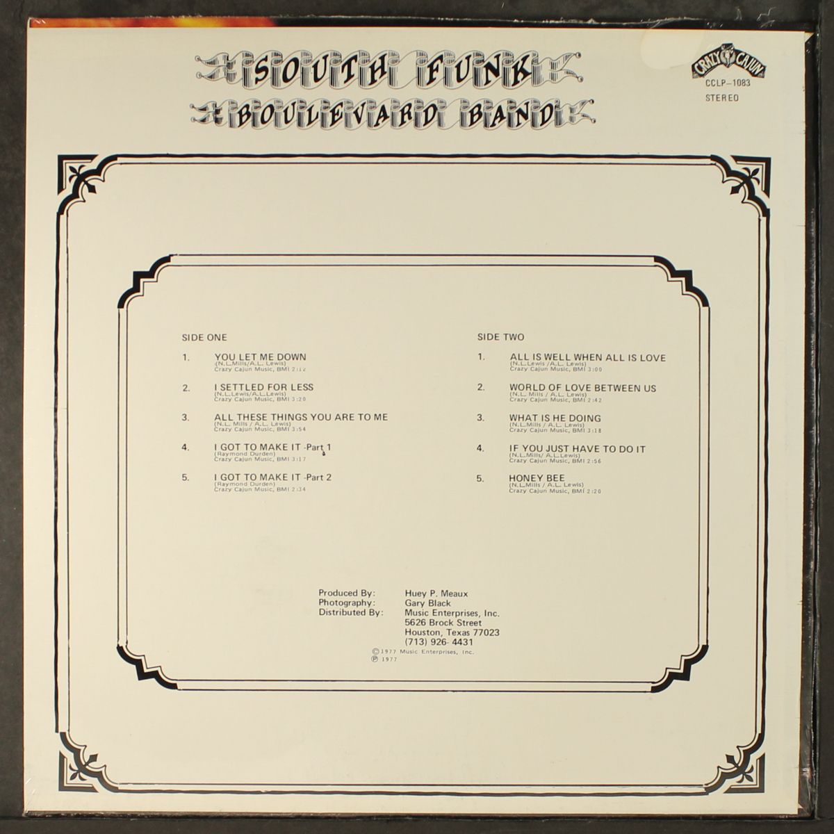south funk boulevard band by SOUTH FUNK BOULEVARD BAND