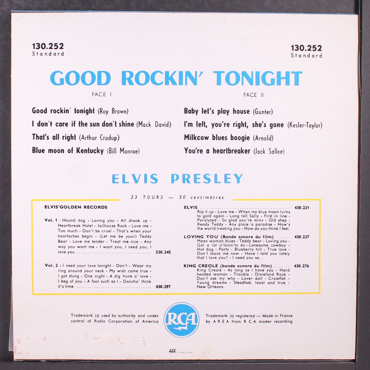 good rockin' tonight by ELVIS PRESLEY