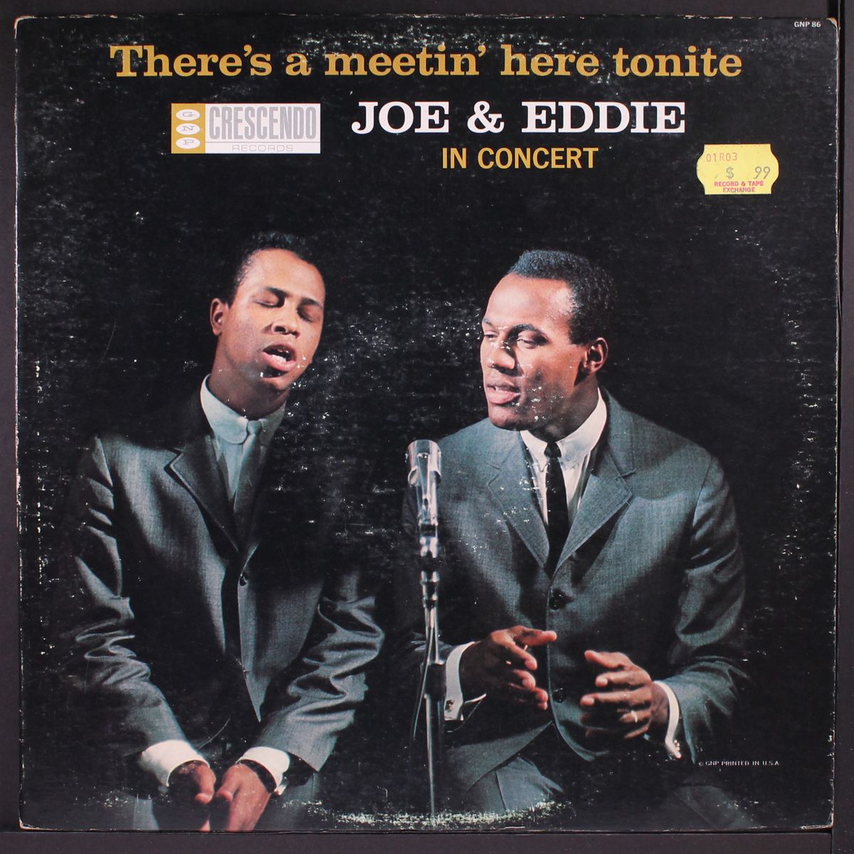 there's a meetin' here tonite by JOE & EDDIE