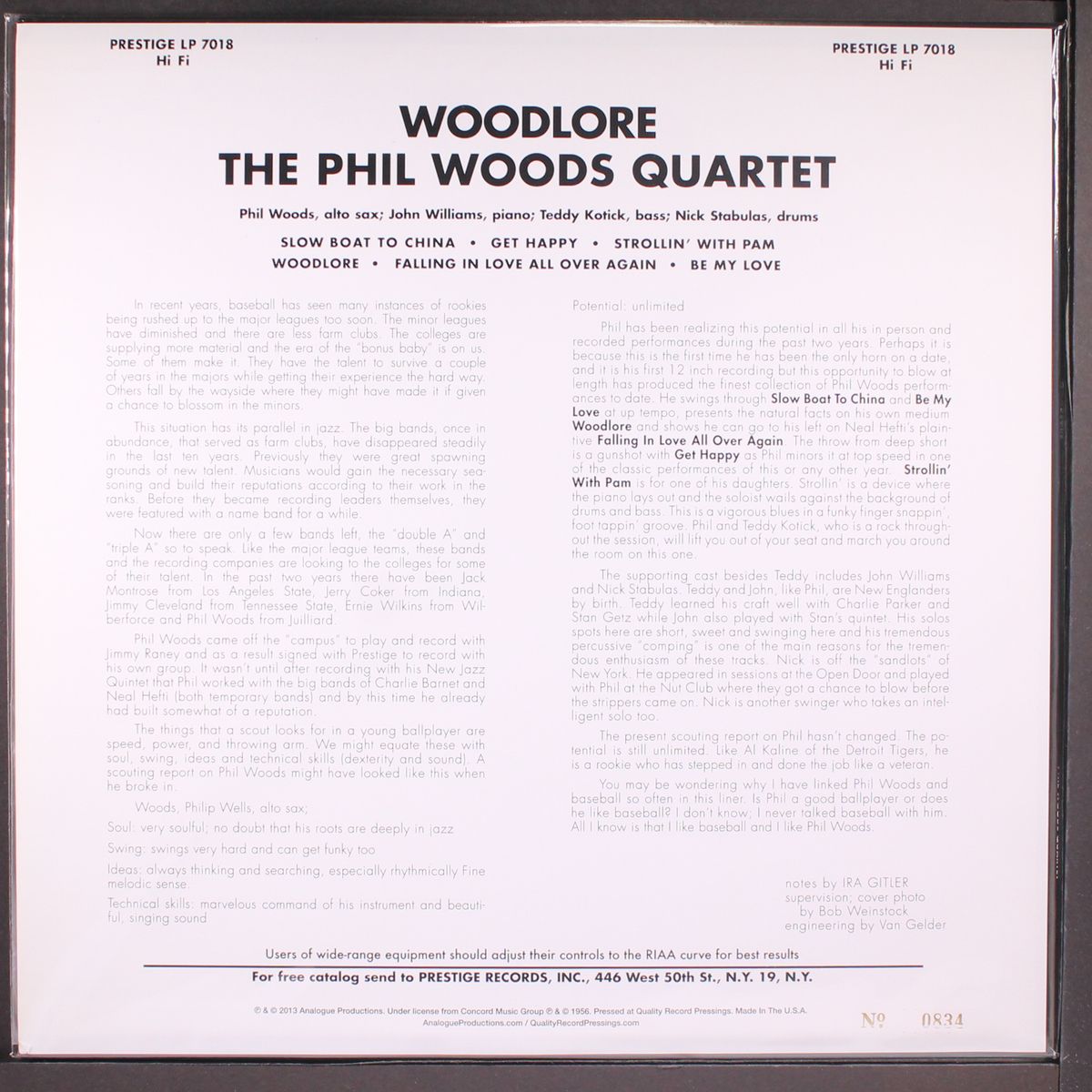 woodlore by PHIL WOODS