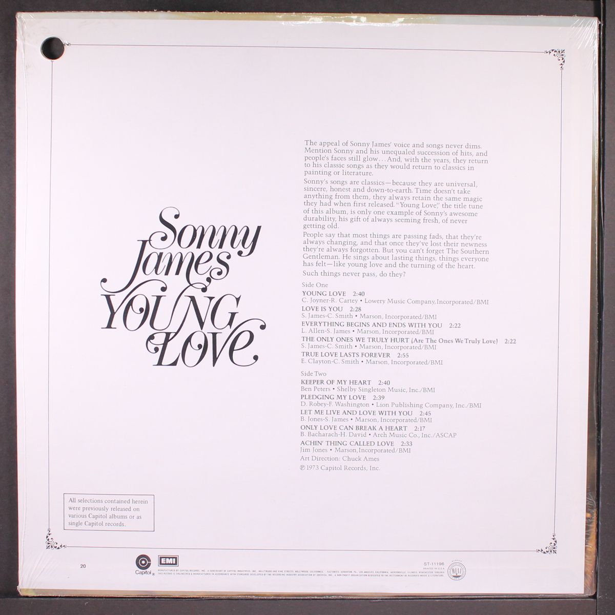 young love by SONNY JAMES