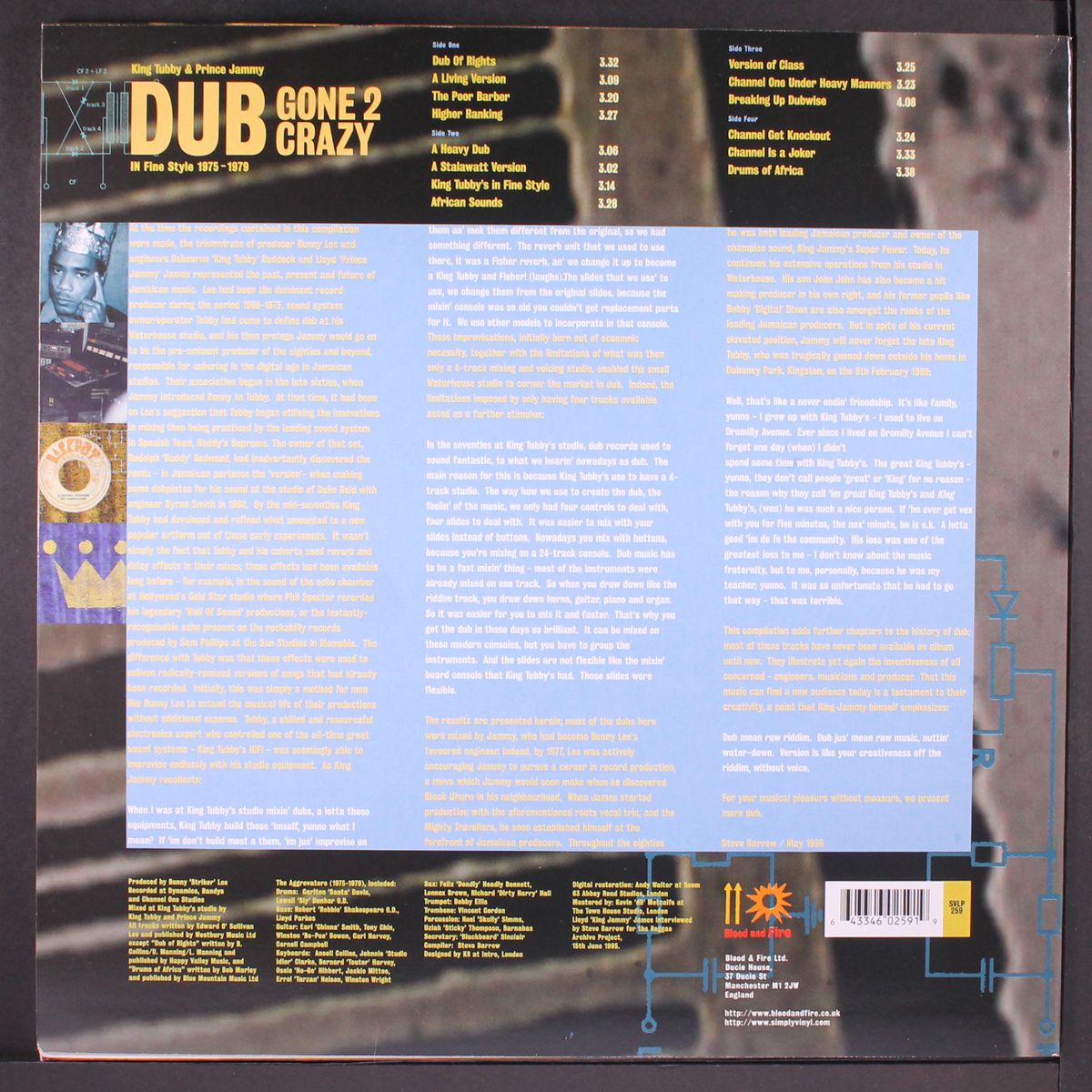 dub gone 2 crazy; in fine style 1975-1979 by KING TUBBY & PRINCE JAMMY