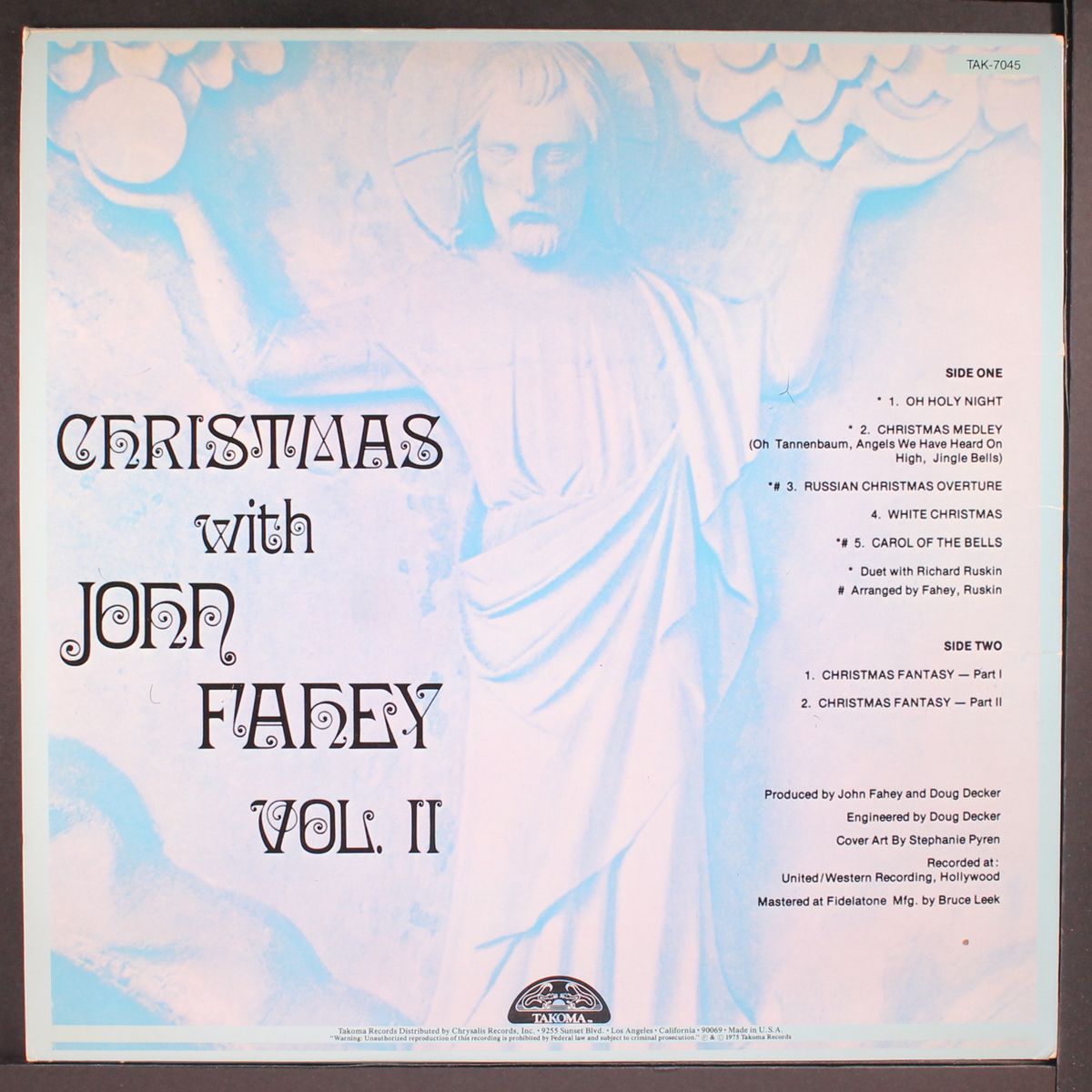 christmas with, vol. 2 by JOHN FAHEY