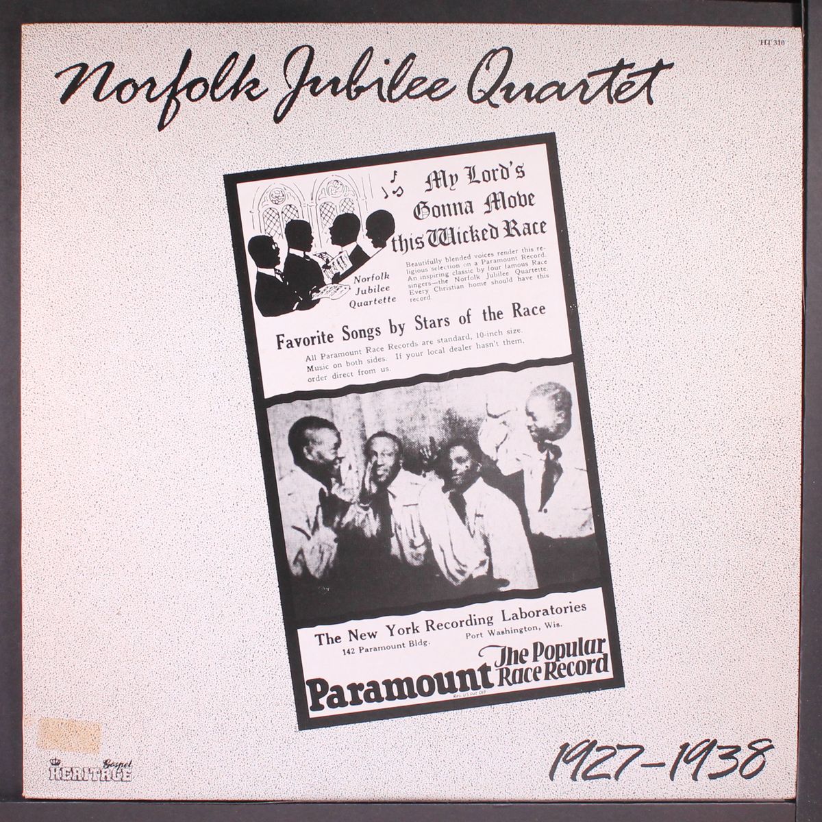 norfolk jubilee quartet, 1927-1938 by NORFOLK JUBILEE QUARTET