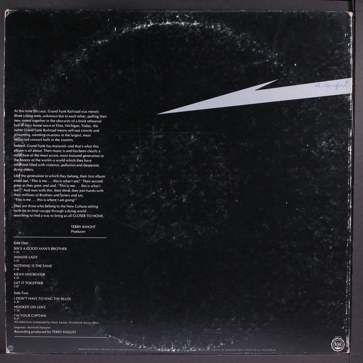 closer to home by GRAND FUNK RAILROAD