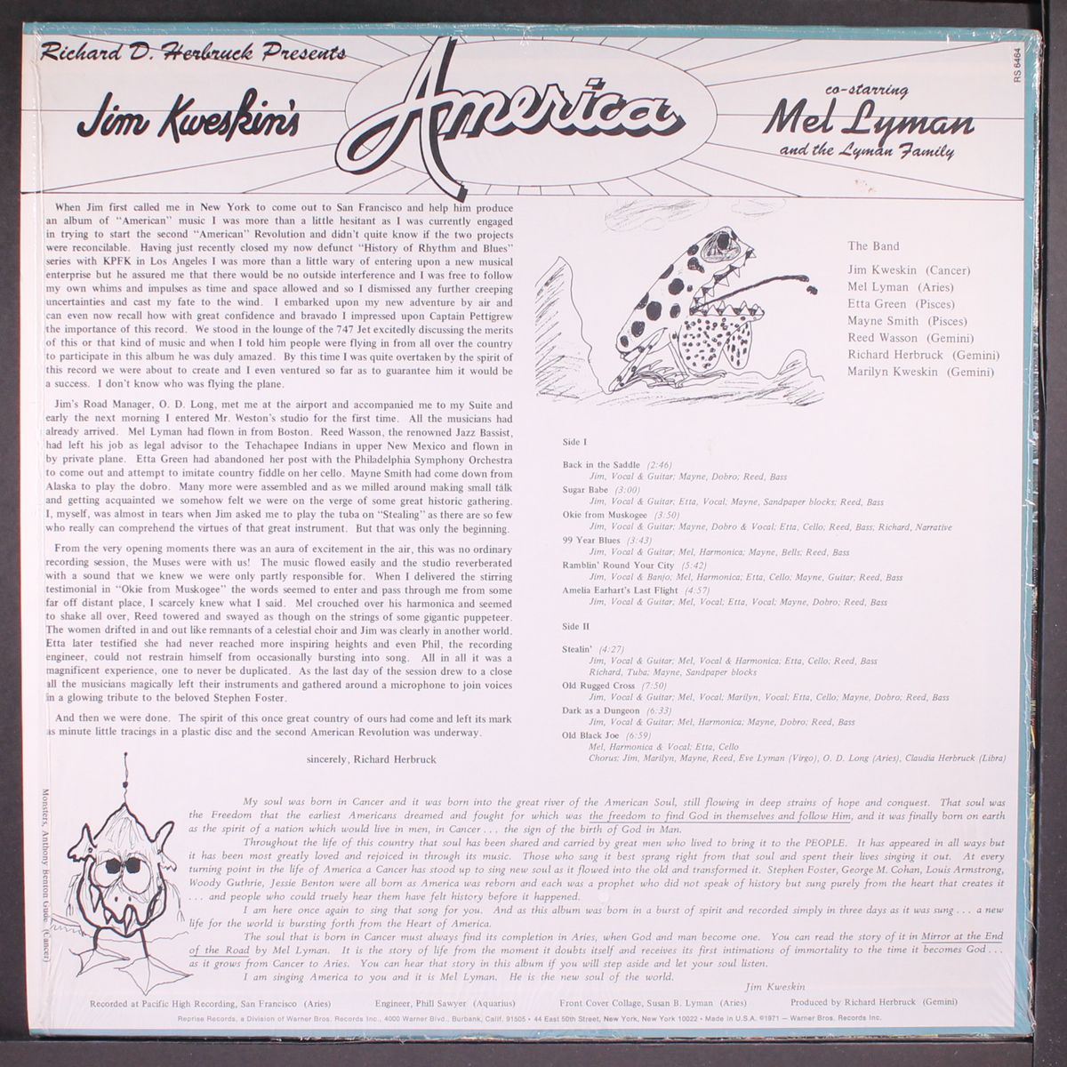 america by JIM KWESKIN