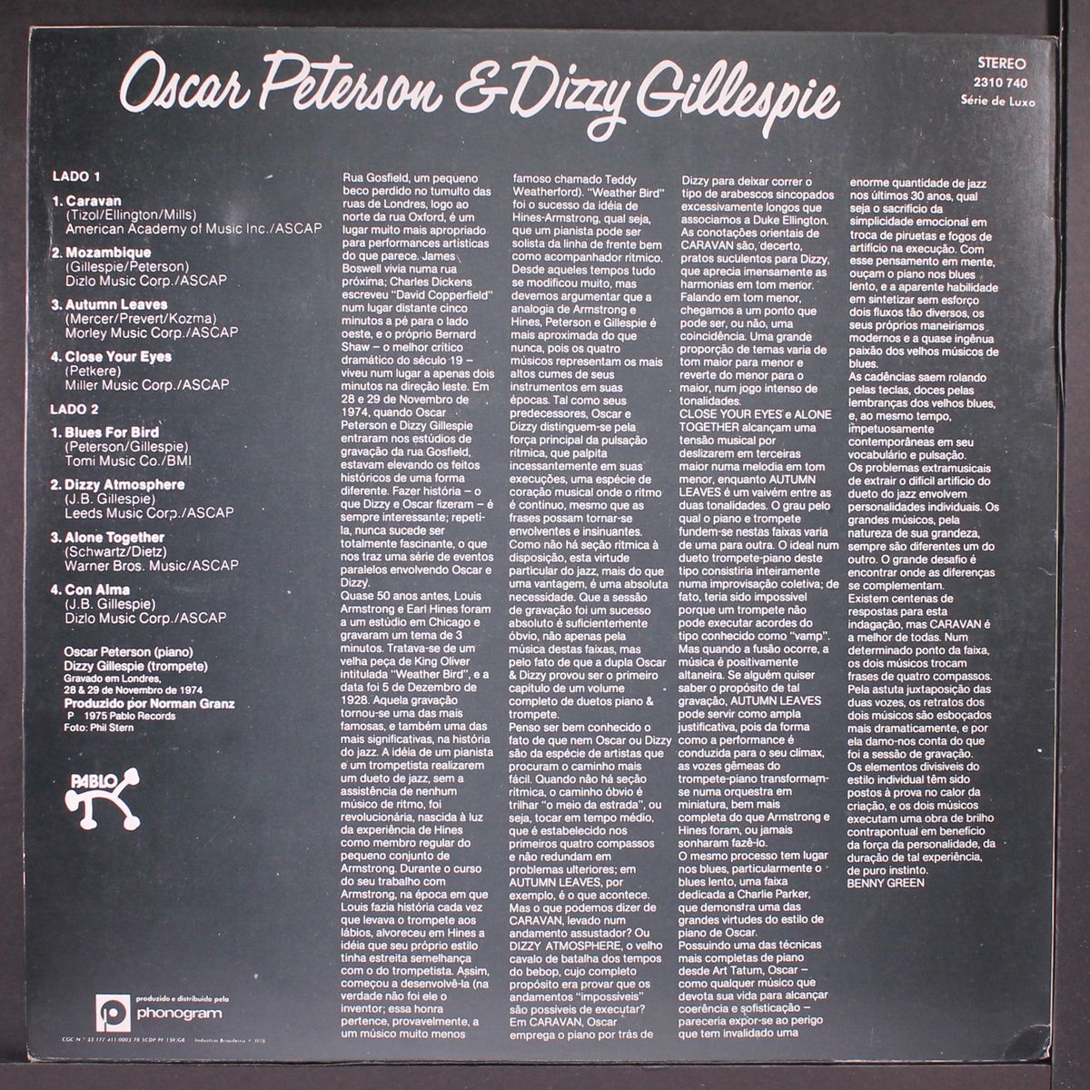 oscar peterson & dizzy gillespie by OSCAR PETERSON & DIZZY GILLESPIE