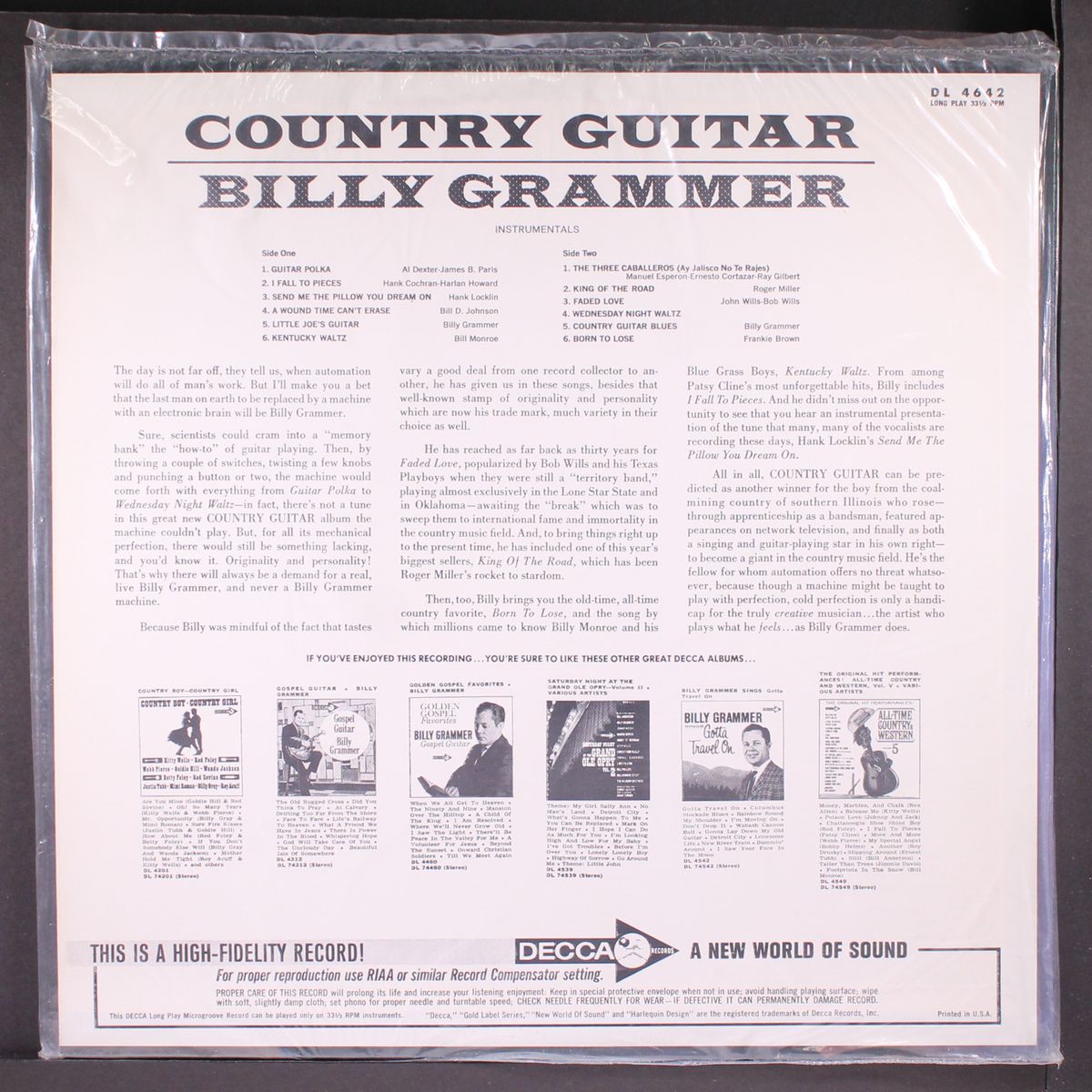 country guitar by BILLY GRAMMER