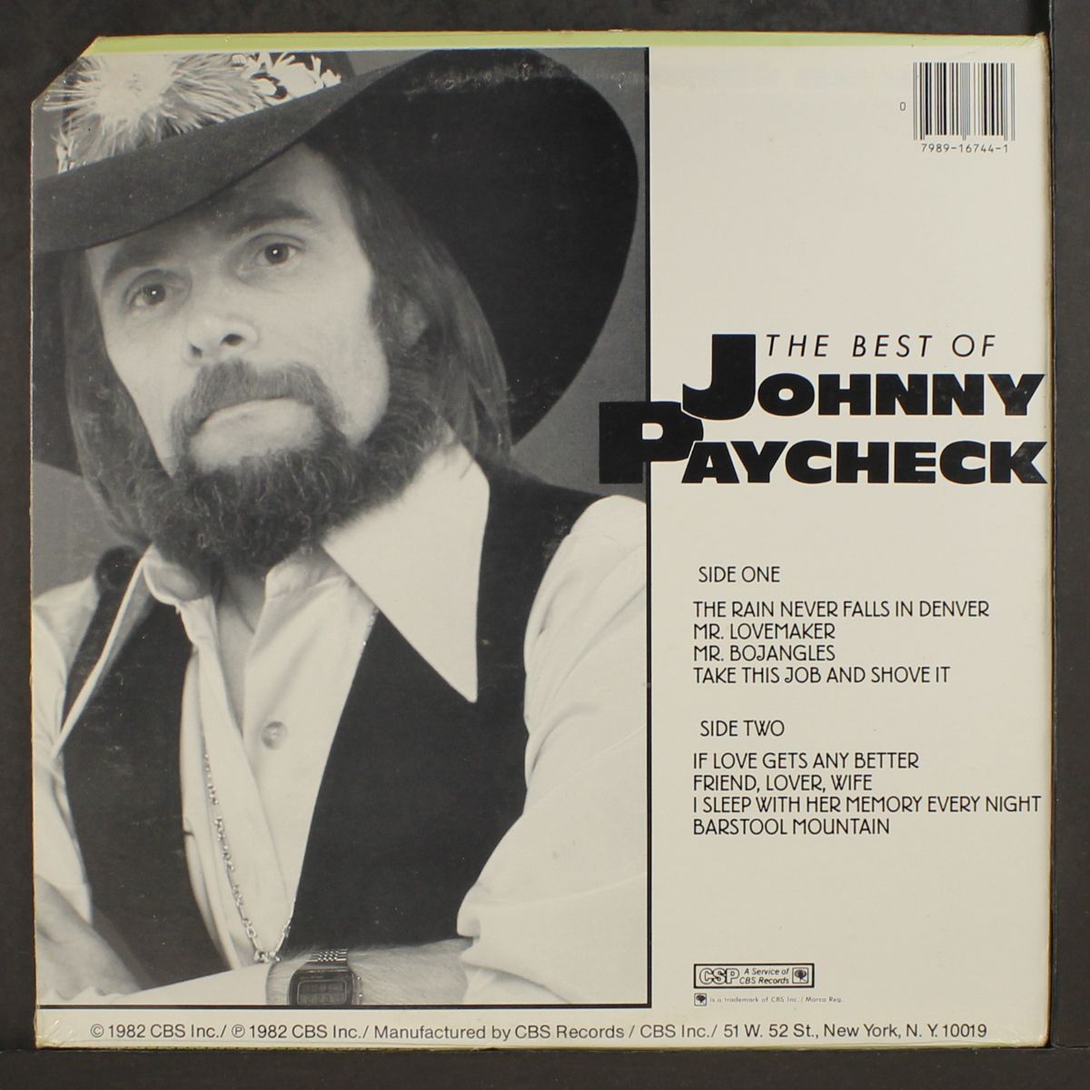 the best of by JOHNNY PAYCHECK