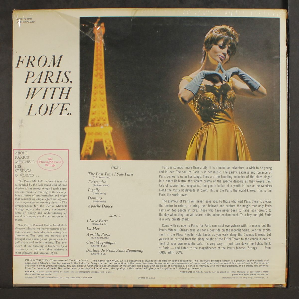 from paris, with love by PARRIS MITCHELL STRINGS