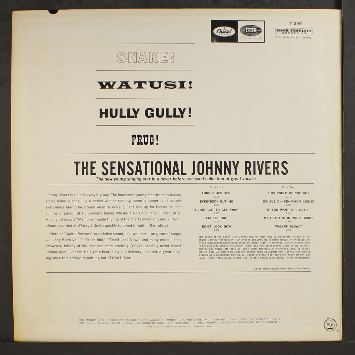 the sensational by JOHNNY RIVERS
