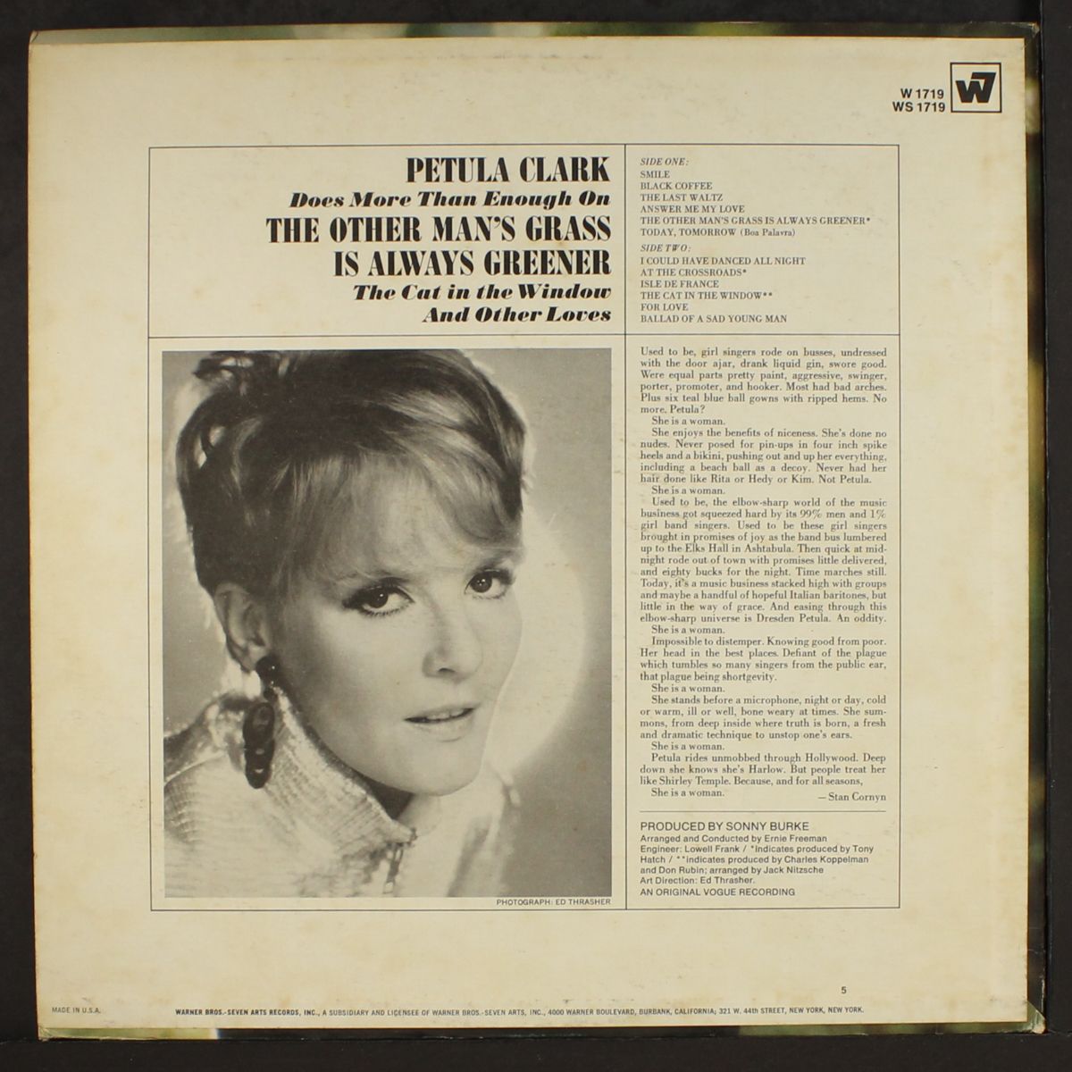 the other man's grass is always greener by PETULA CLARK