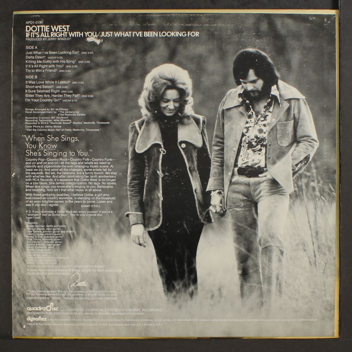 if it's all right with you by DOTTIE WEST