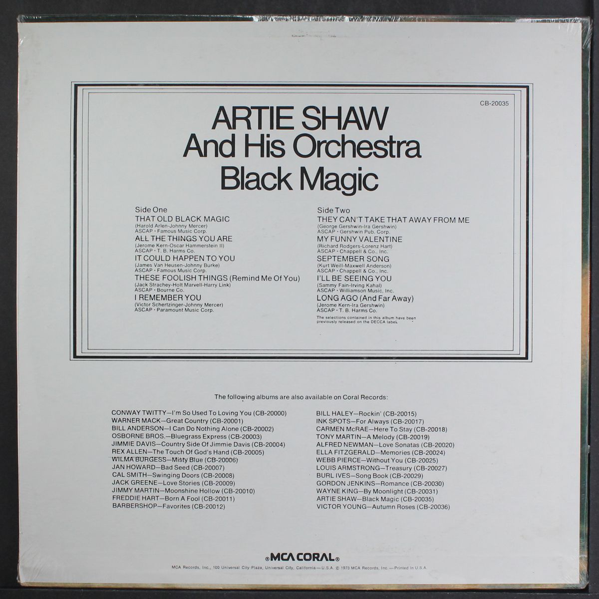 black magic by ARTIE SHAW
