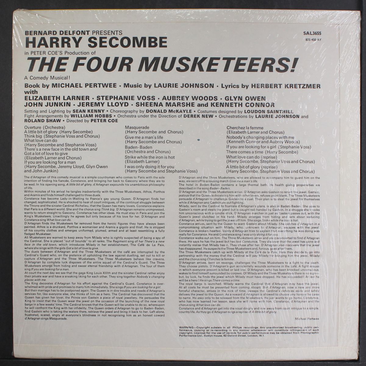 the four muskateers by ORIGINAL CAST