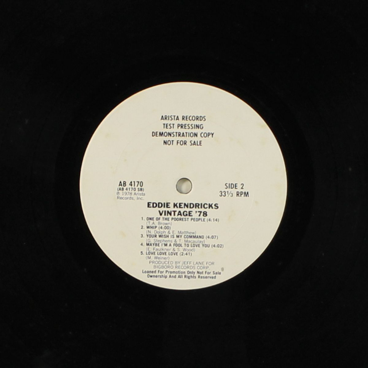 vintage '78 by EDDIE KENDRICKS