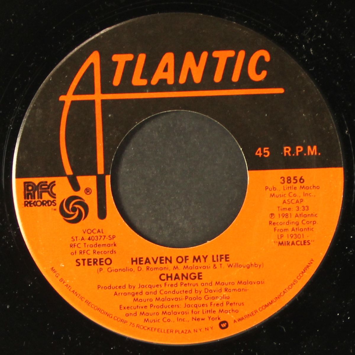 miracles / heaven of my life by CHANGE