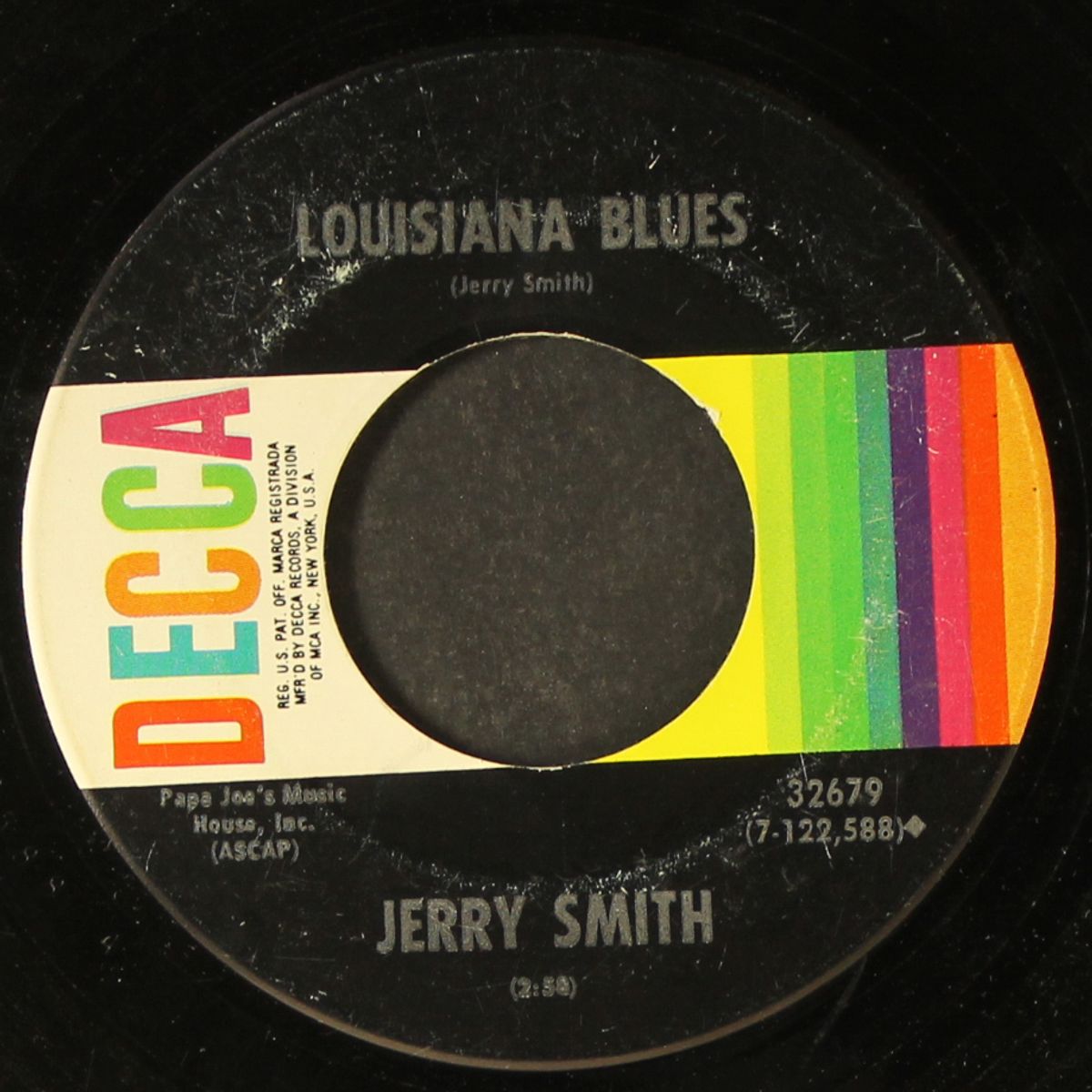 drivin' home / louisiana blues by JERRY SMITH