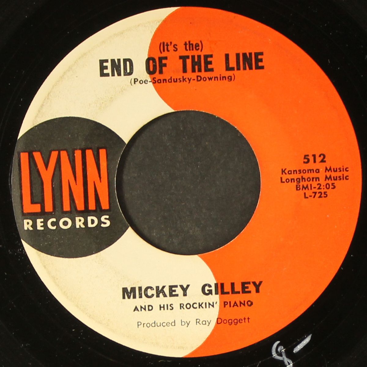 end of the line / slippin' and sliddin' by MICKEY GILLEY