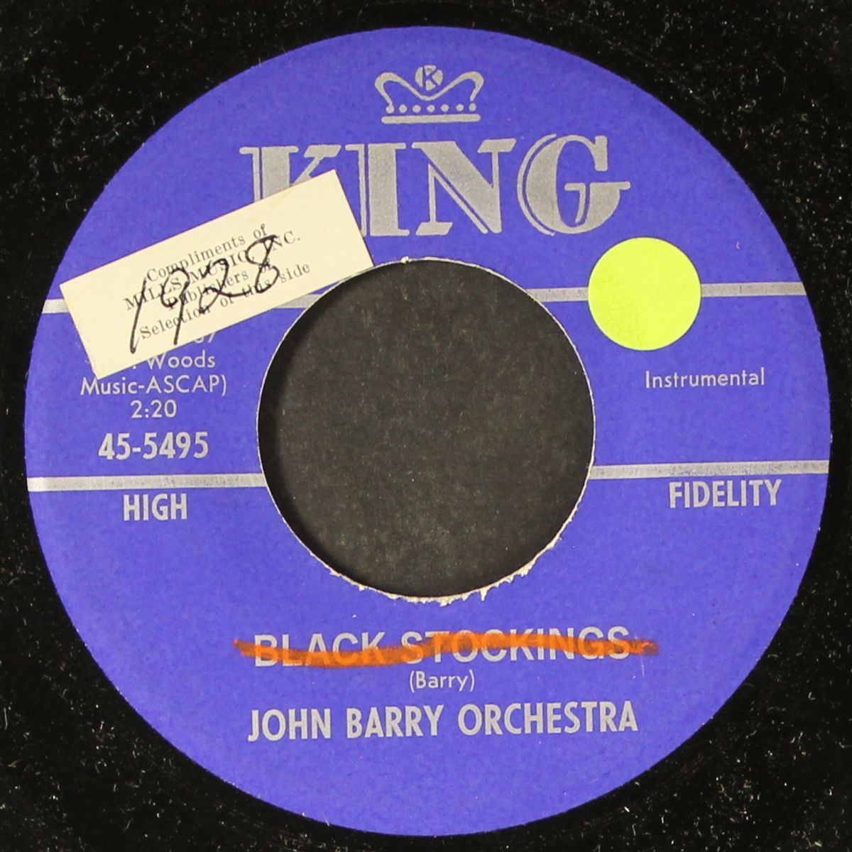 black stockings / get lost jack frost by JOHN BARRY ORCHESTRA