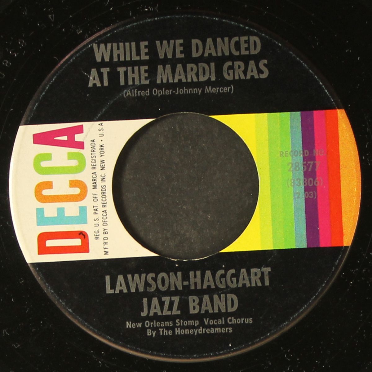 two car garage / while we danced at the mardi gras by LAWSON-HAGGART JAZZ BAND