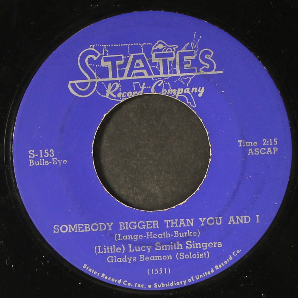 everytime i feel the spirit / somebody bigger than you and i by LUCY SMITH SINGERS