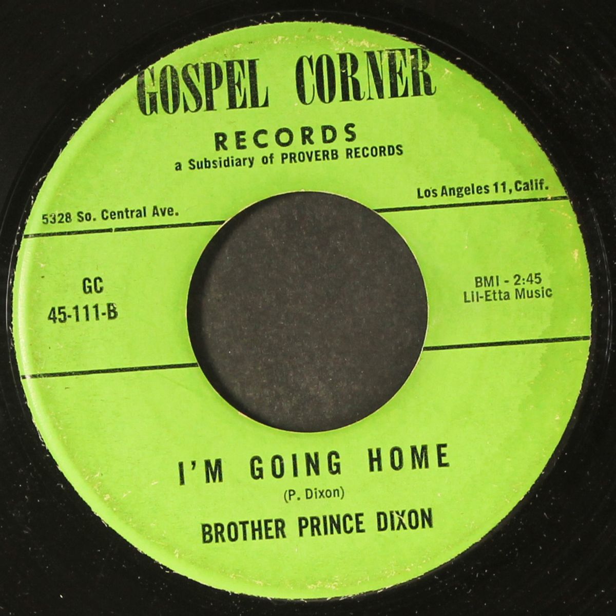 i'm going home / they don't live here anymore by BROTHER PRINCE DIXON