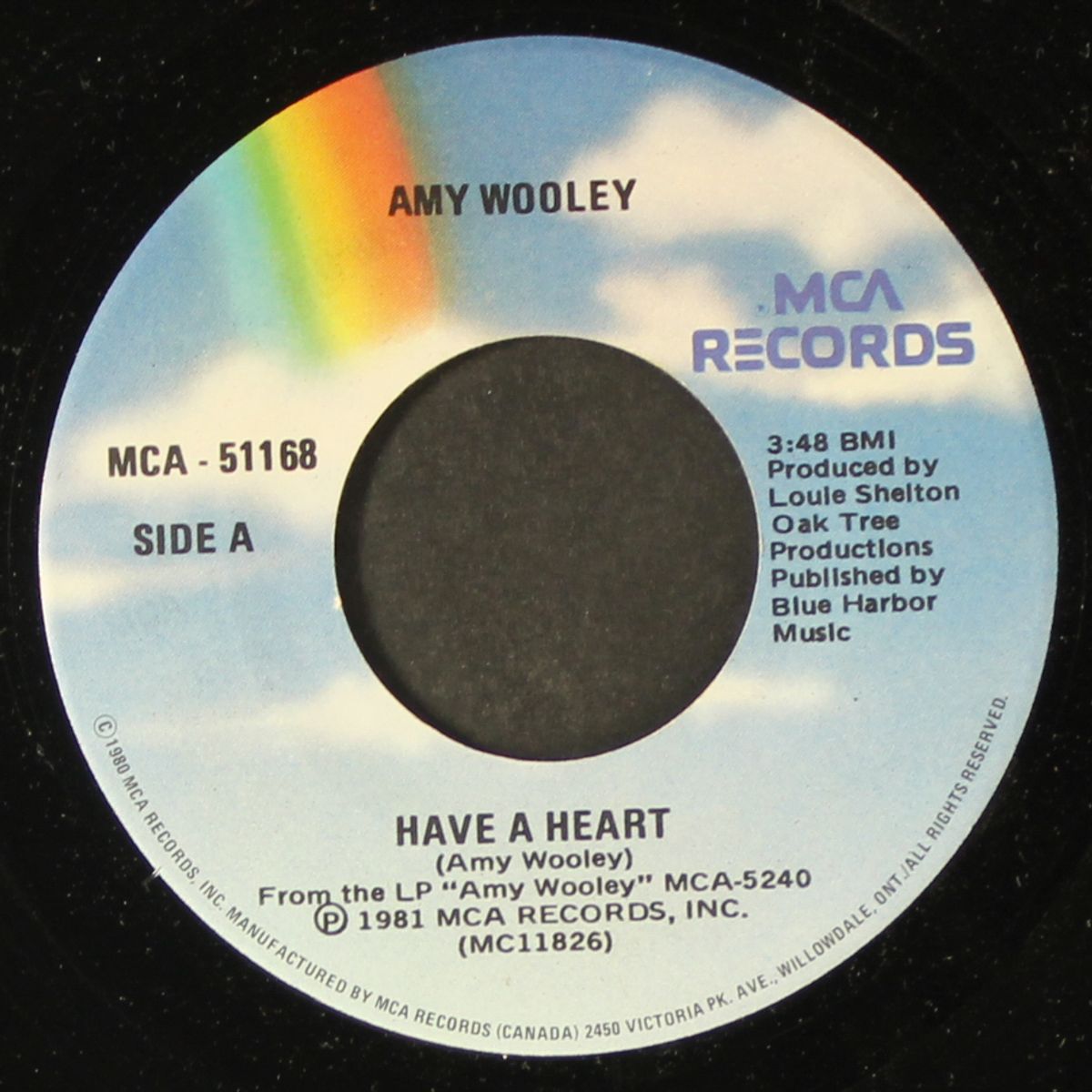 have a heart / ain't no reason to be teasin' by AMY WOOLEY