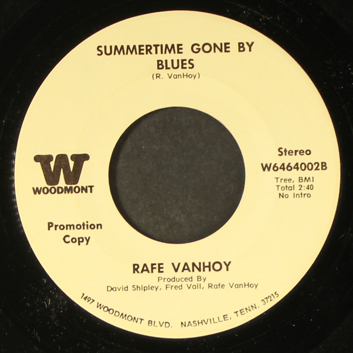 long distance love affair / summertime gone by blues by RAFE VANHOY