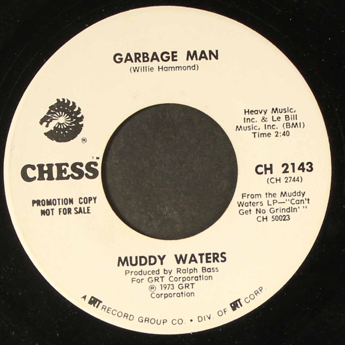 can't get no grindin' / garbage man by MUDDY WATERS