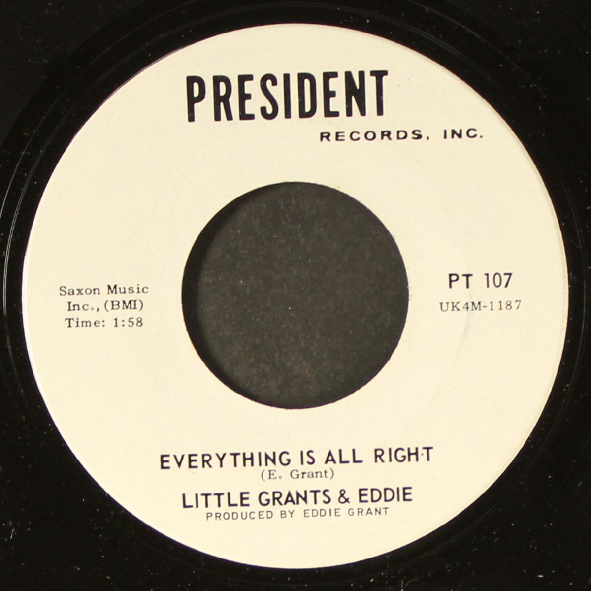 everything is all right / rudy's dead by LITTLE GRANTS & EDDIE