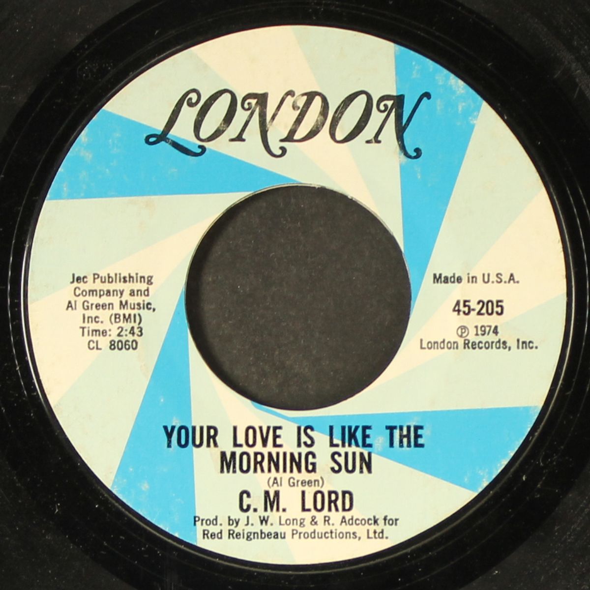 rushin' to meet you / your love. is like the morning sun by C.M. LORD