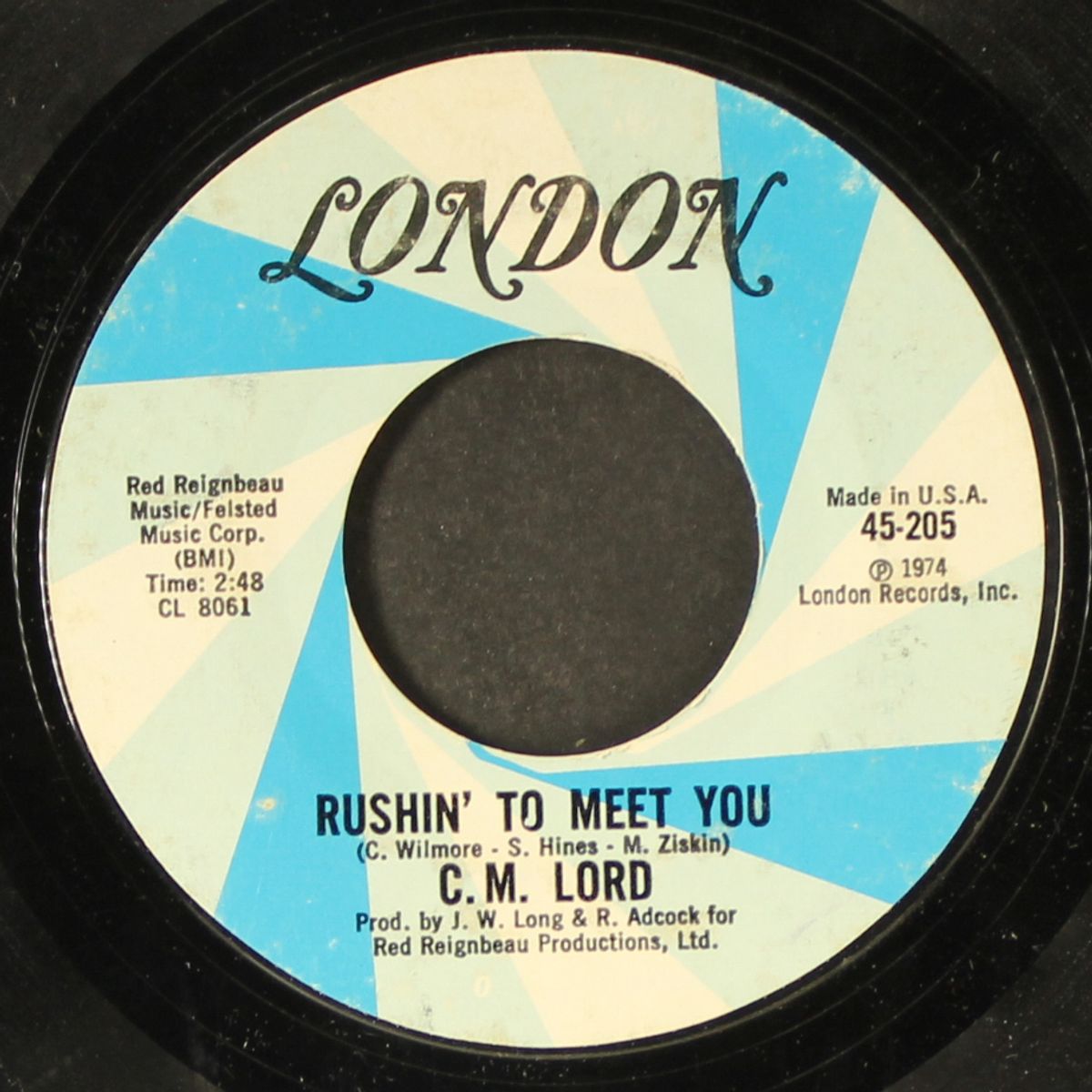rushin' to meet you / your love. is like the morning sun by C.M. LORD