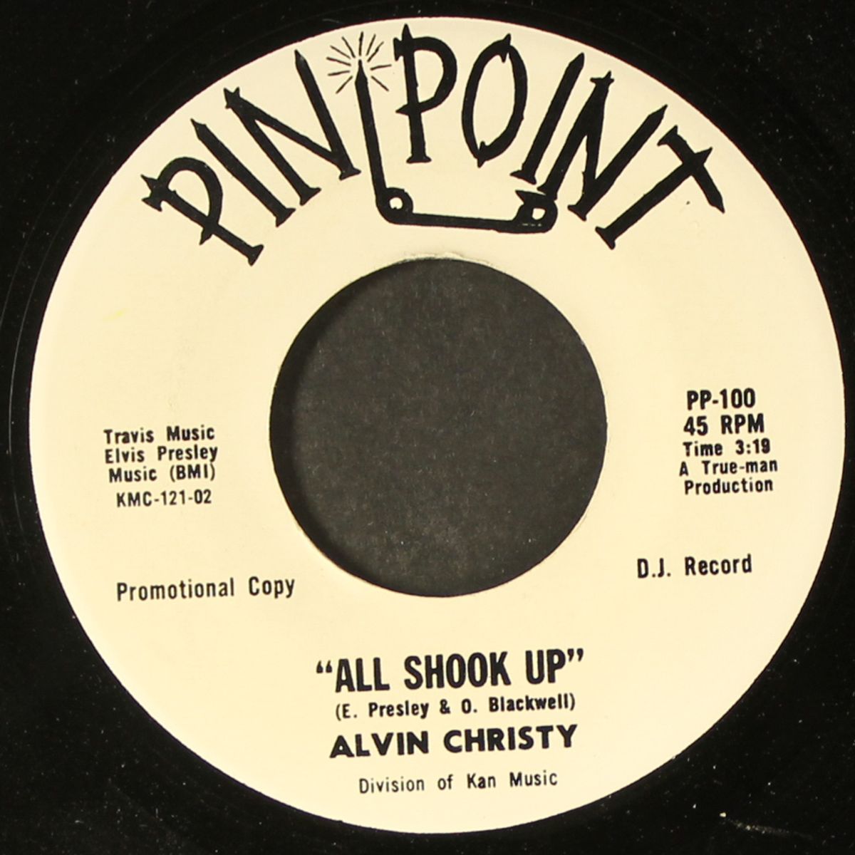 all shook up / sad song by ALVIN CHRISTY