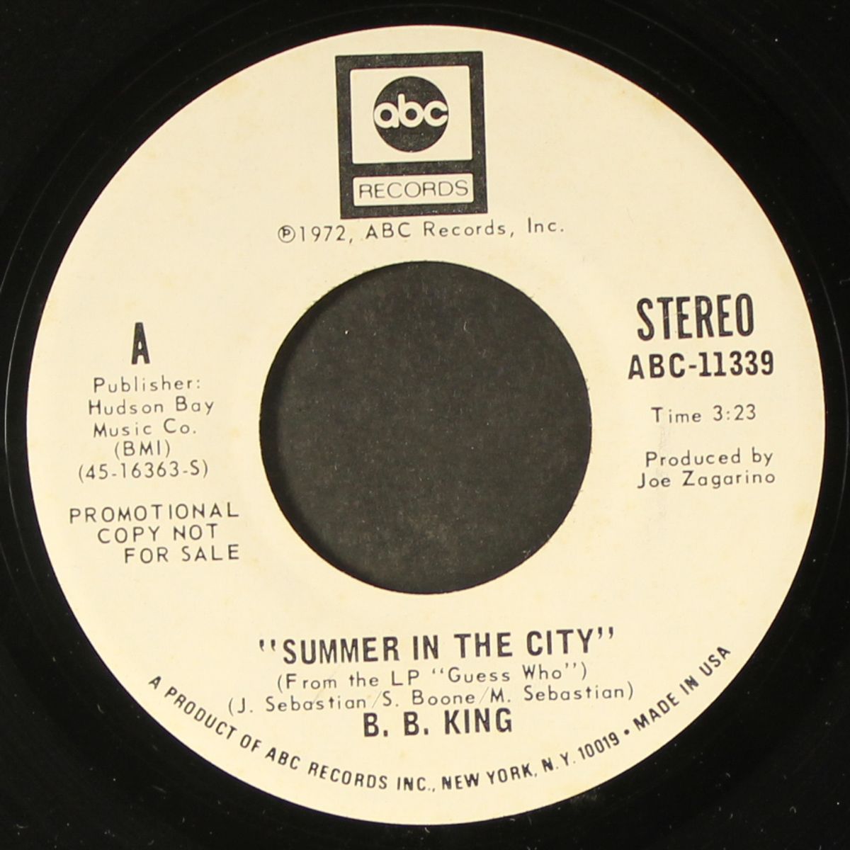 summer in the city by B.B. KING