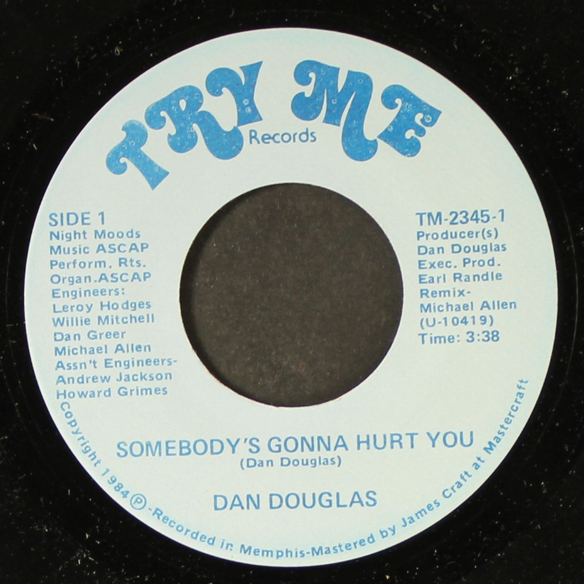 somebody's gonna hurt you / i'm gonna run me an ad by DAN DOUGLAS