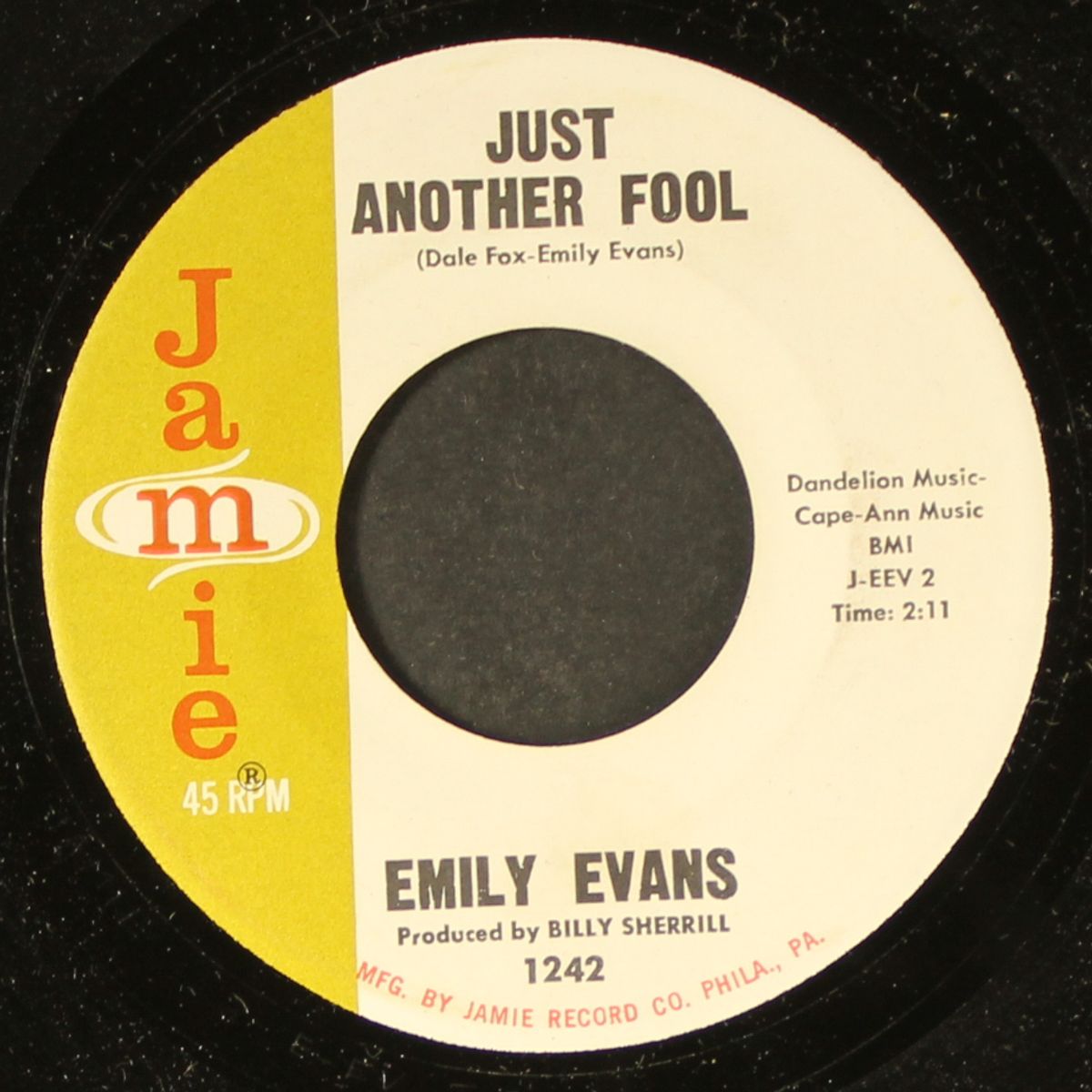 just another fool / a cake and a candle by EMILY EVANS